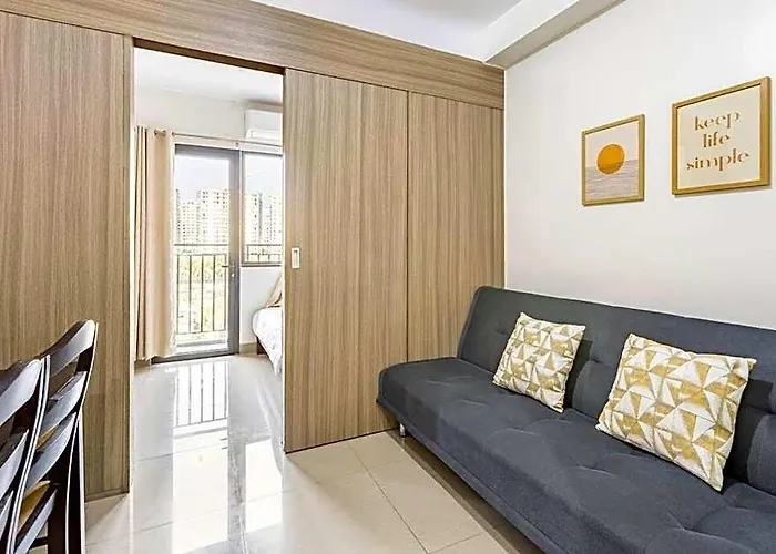 Cozy 619 1br Shore2 Residence, Near Airport, Ikea, Moa, Smx, Pasay City, 4*